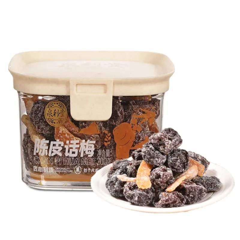 泉利堂陈皮话梅200克