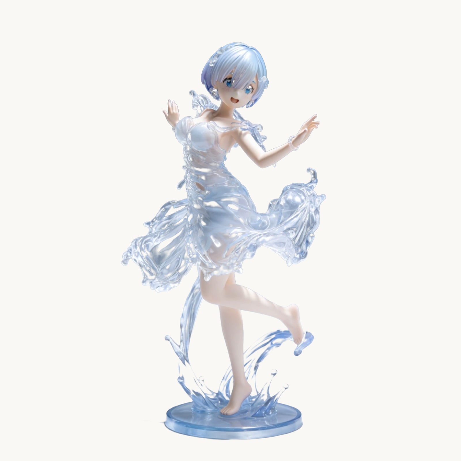 Rem & Ram Maid Outfit Heart-Themed FigureStatue